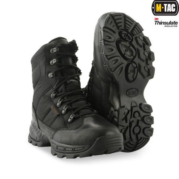 M-Tac ботинки тактические зимние Thinsulate Black