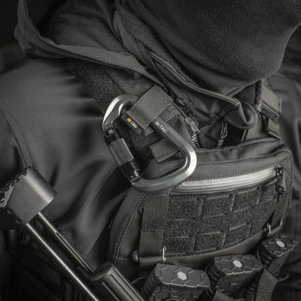 M-Tac карабін 10 см с байонетною муфтою Keylock сірий
