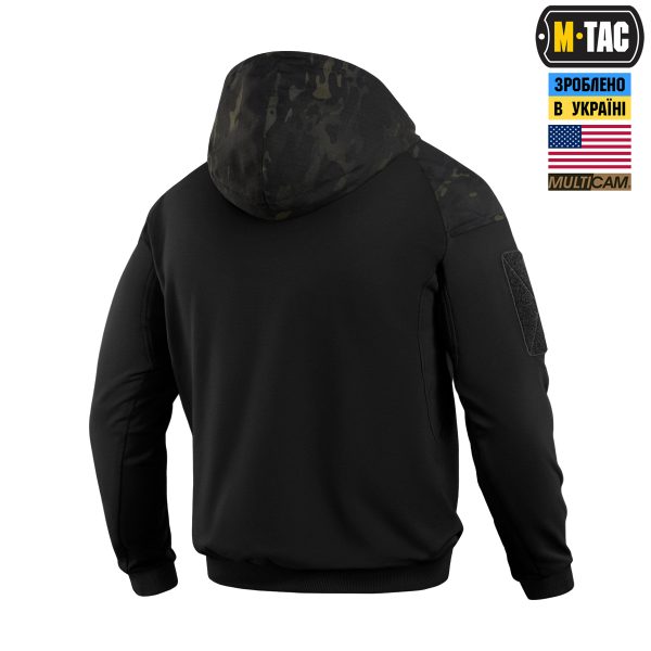 M-Tac кофта Hoodie Combat Black Edition Black Multicam
