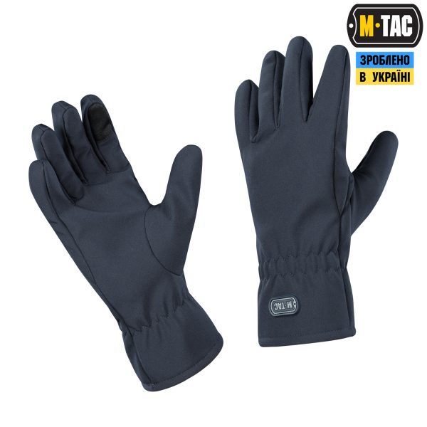 M-Tac рукавички Winter Soft Shell Dark Navy Blue