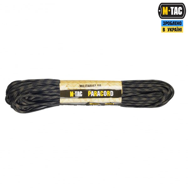 M-Tac паракорд 550 type III Black/Forest 30м