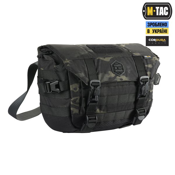 M-Tac сумка Messenger Bag Elite Hex Multicam Black/Black