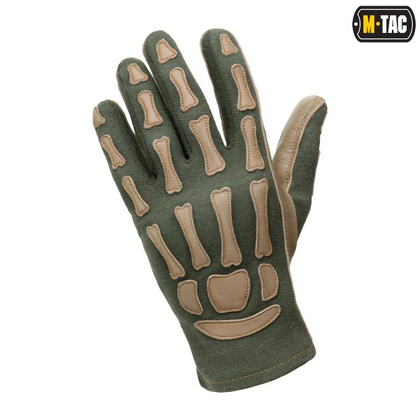 M-Tac рукавички Skeleton Olive/Coyote