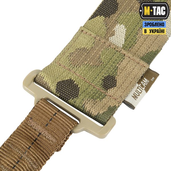 M-Tac ремінь збройовий одноточковий еластичний Multicam