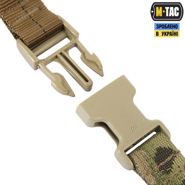 M-Tac ремінь збройовий одноточковий еластичний Multicam