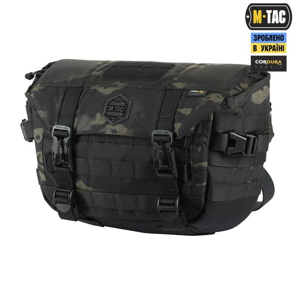 M-Tac сумка Messenger Bag Elite Hex Multicam Black/Black