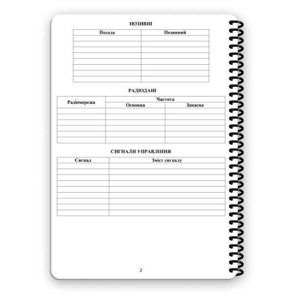 Ecopybook Tactical Блокнот командира батареї