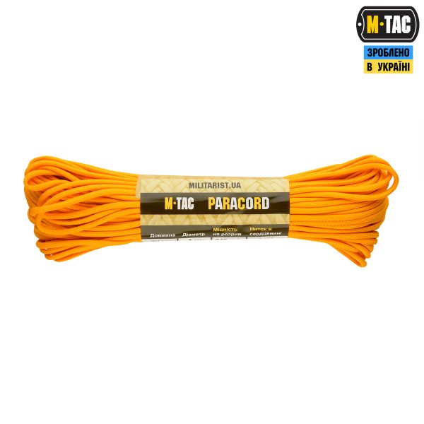 M-Tac паракорд 550 type III Goldenrod 30м