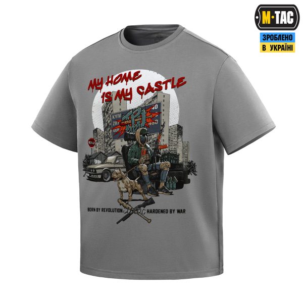 M-Tac футболка My Home is my Castle Light Grey