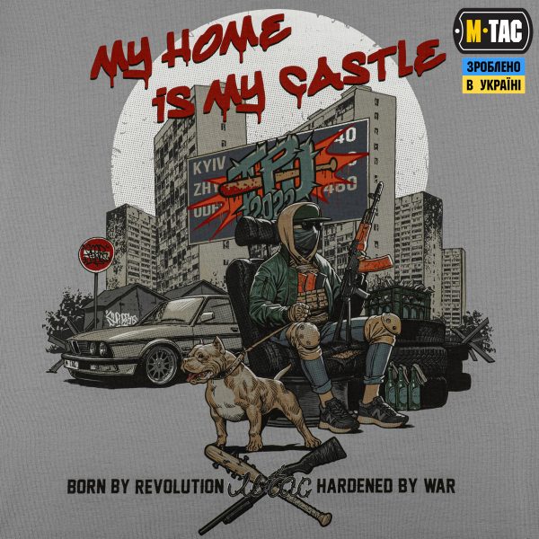 M-Tac футболка My Home is my Castle Light Grey