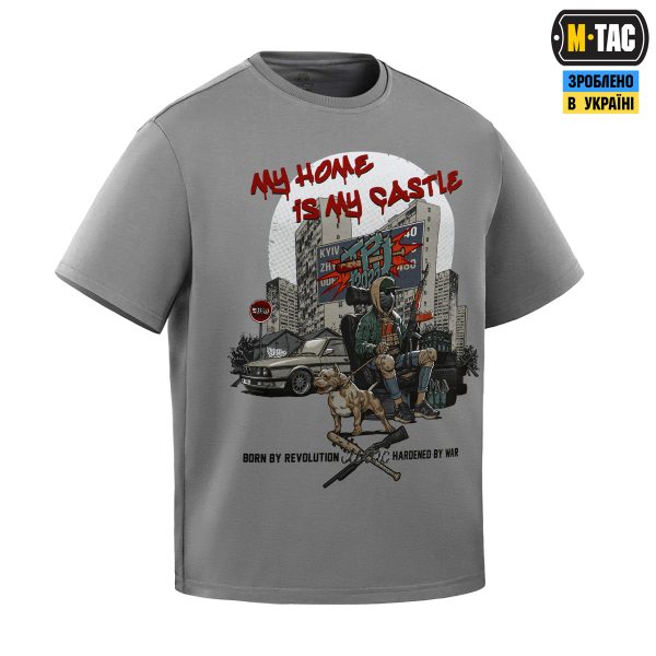 M-Tac футболка My Home is my Castle Light Grey