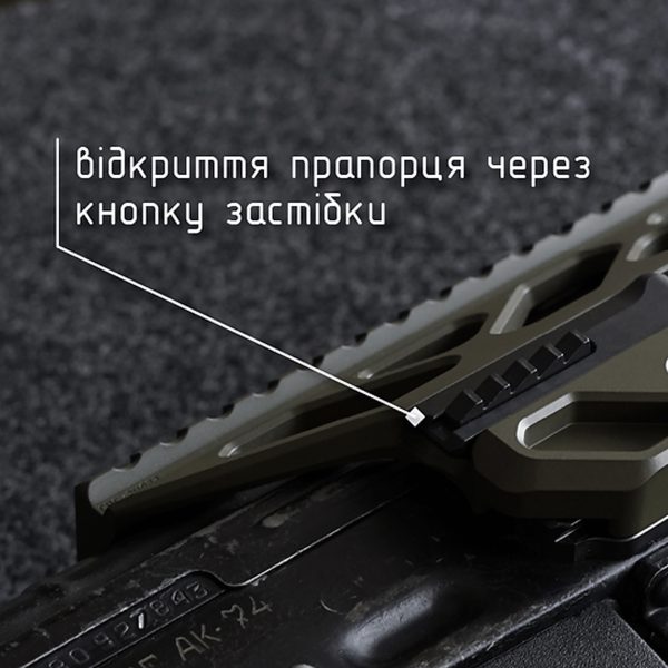Крук RIS боковий кронштейн швидкозємний для АКМ/АК-74