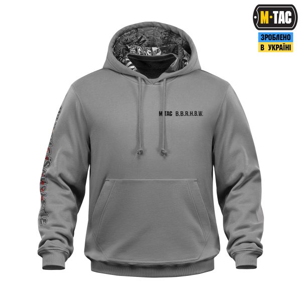 M-Tac кофта Hoodie My Home is my Castle Light Hard Grey