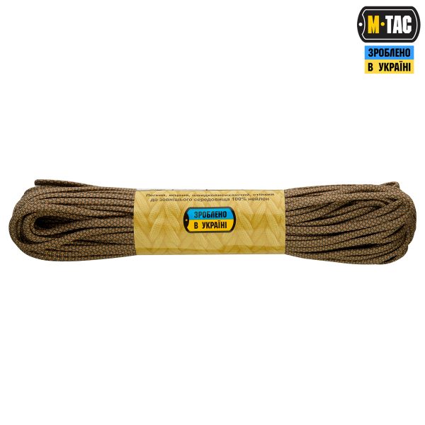 M-Tac паракорд 550 type III Foliage/Tan Diamond 30м