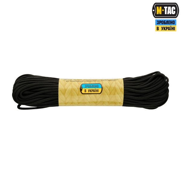 M-Tac паракорд 550 type III Black 30м
