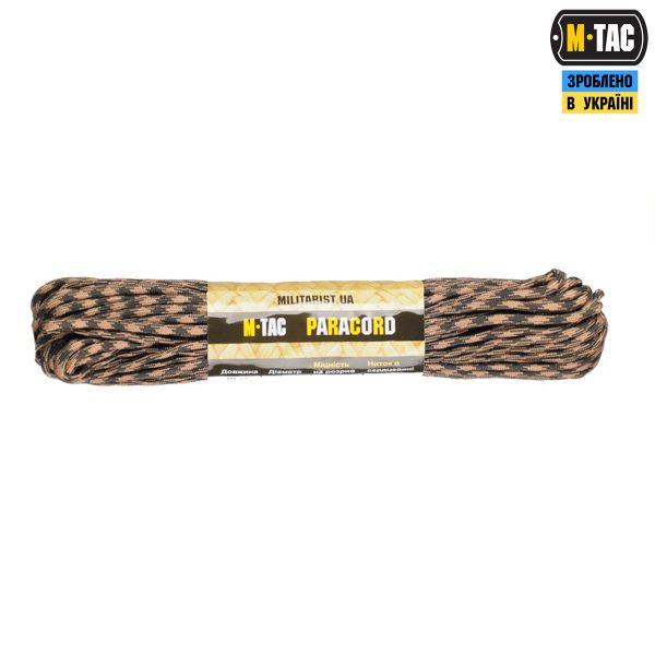M-Tac паракорд 550 type III Black/Coyote 30м