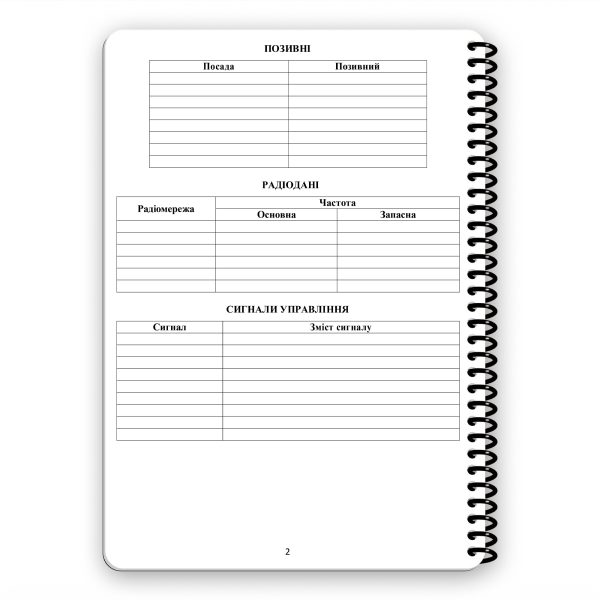 Ecopybook Tactical Блокнот командира батареї