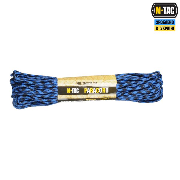 M-Tac паракорд 550 type III Black/Blue 30м