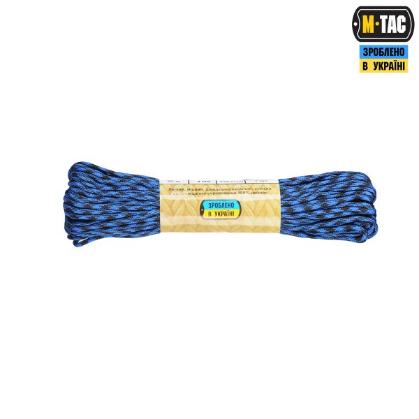 M-Tac паракорд 550 type III Black/Blue 30м