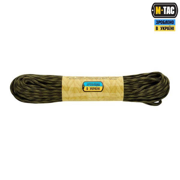 M-Tac паракорд 550 type III Green/Forest 30м