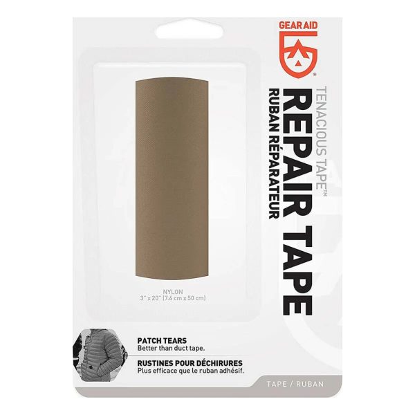 Gear Aid repair tape OD Coyote Nylon (клейка лента для ремонту одягу та спорядження)