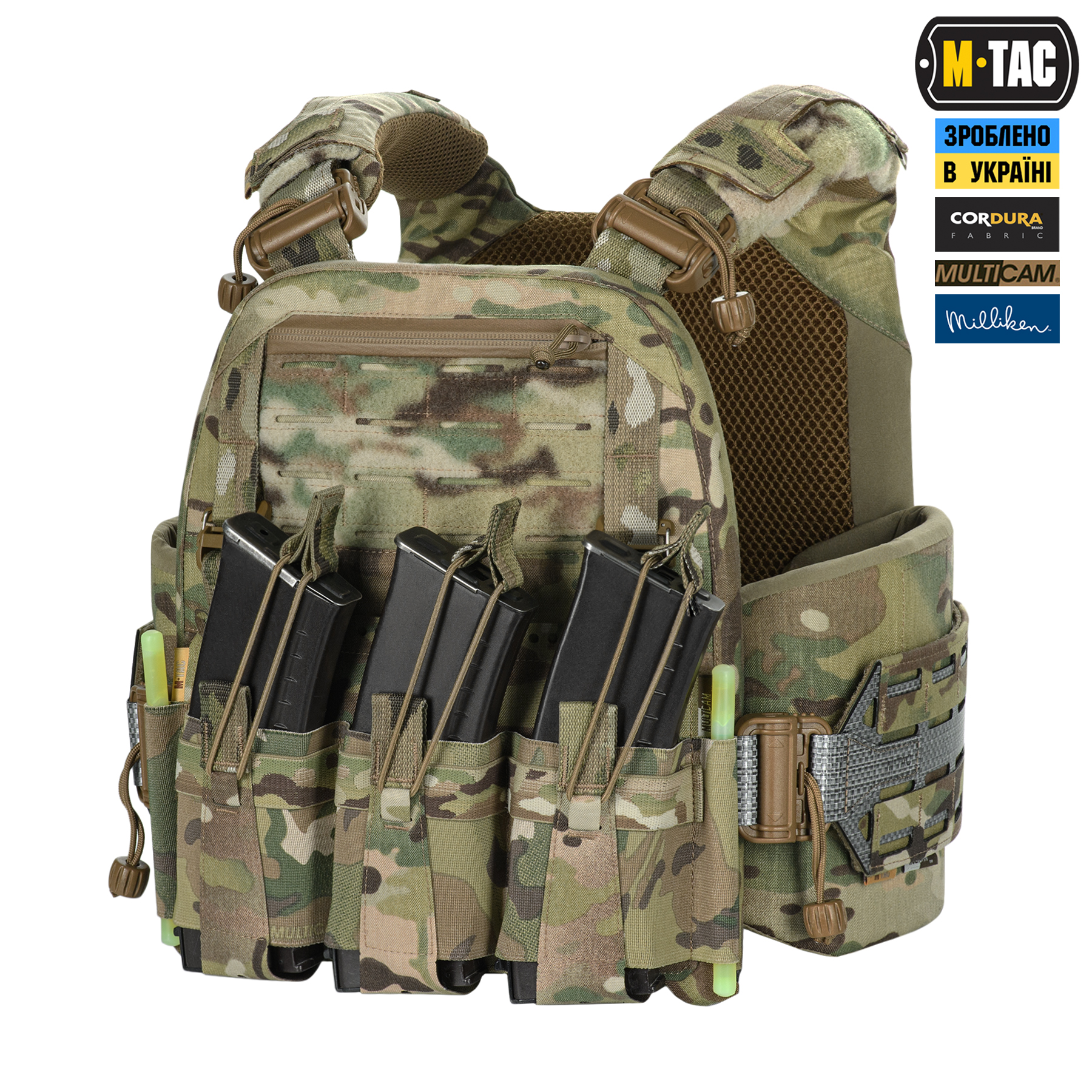 4purs48lhpackatfbl11hvgtck8xw2bs M-Tac плитоноска Cuirass Tiger FAST Elite (розмір плити М) Multicam