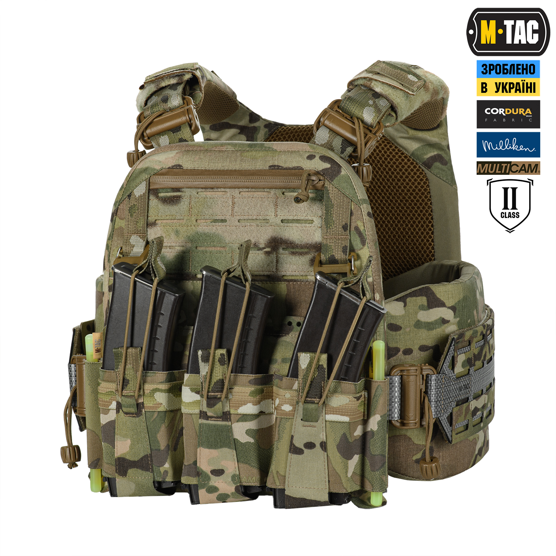 l13lpd4ihtl16fz53o5jhselcl0c7qqf M-Tac плитоноска Cuirass Tiger FAST Elite 2 клас захисту (розмір плити М) Multicam