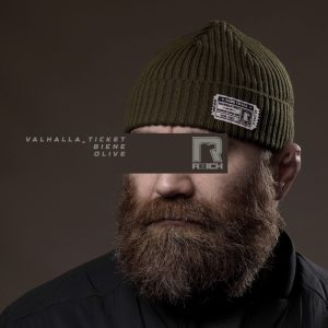 R3ICH шапка біні "Valhalla ticket" olive