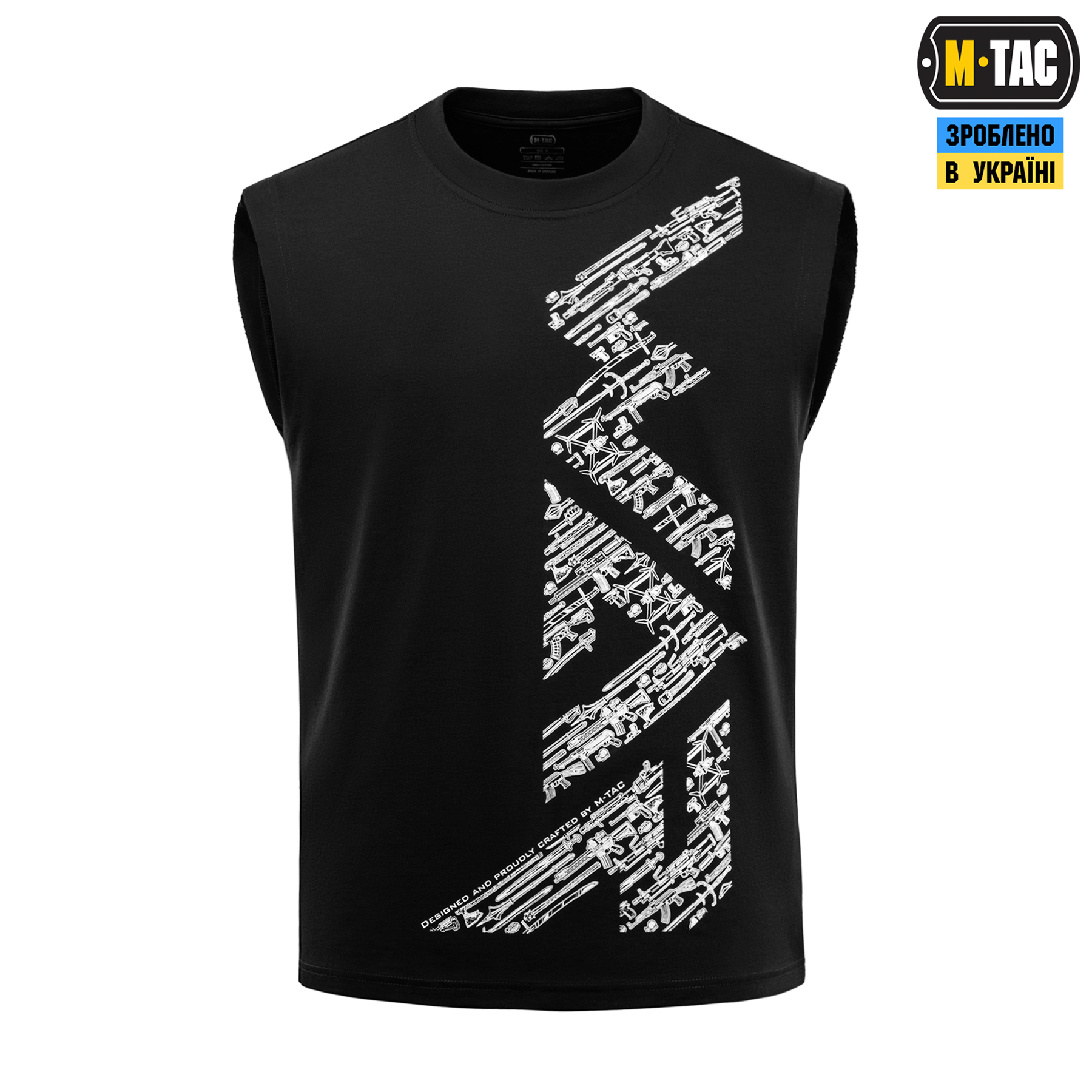 M-Tac футболка безрукавка WAR Cotton Hard Black M-Tac футболка безрукавка WAR Cotton Hard Black - Зображення 2