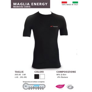 X Tech футболка Energy чорна (S/M)