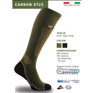 X Tech шкарпетки Carbon XT25 олива