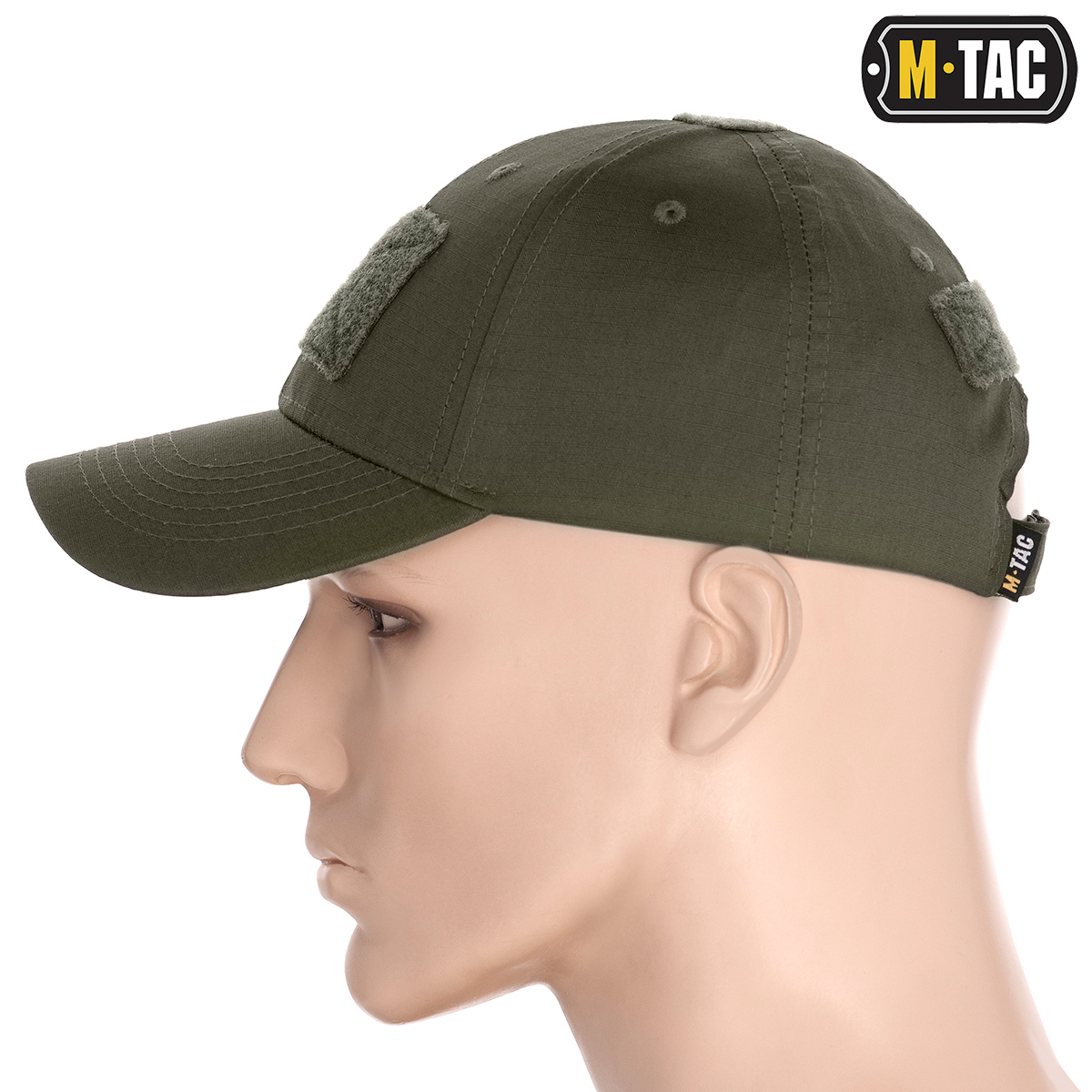 M-Tac бейсболка с липучкой Flex рип-стоп Army Olive M-Tac бейсболка з липучкою Flex ріп-стоп Army Olive — изображение 3