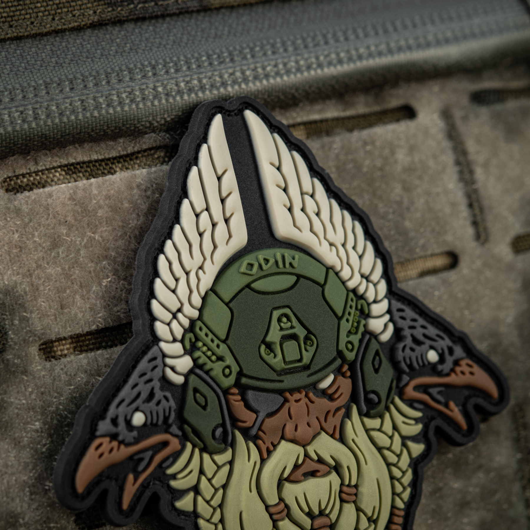M-Tac нашивка Odin Tactical 3D PVC Olive M-Tac нашивка Odin Tactical 3D PVC Olive — изображение 4