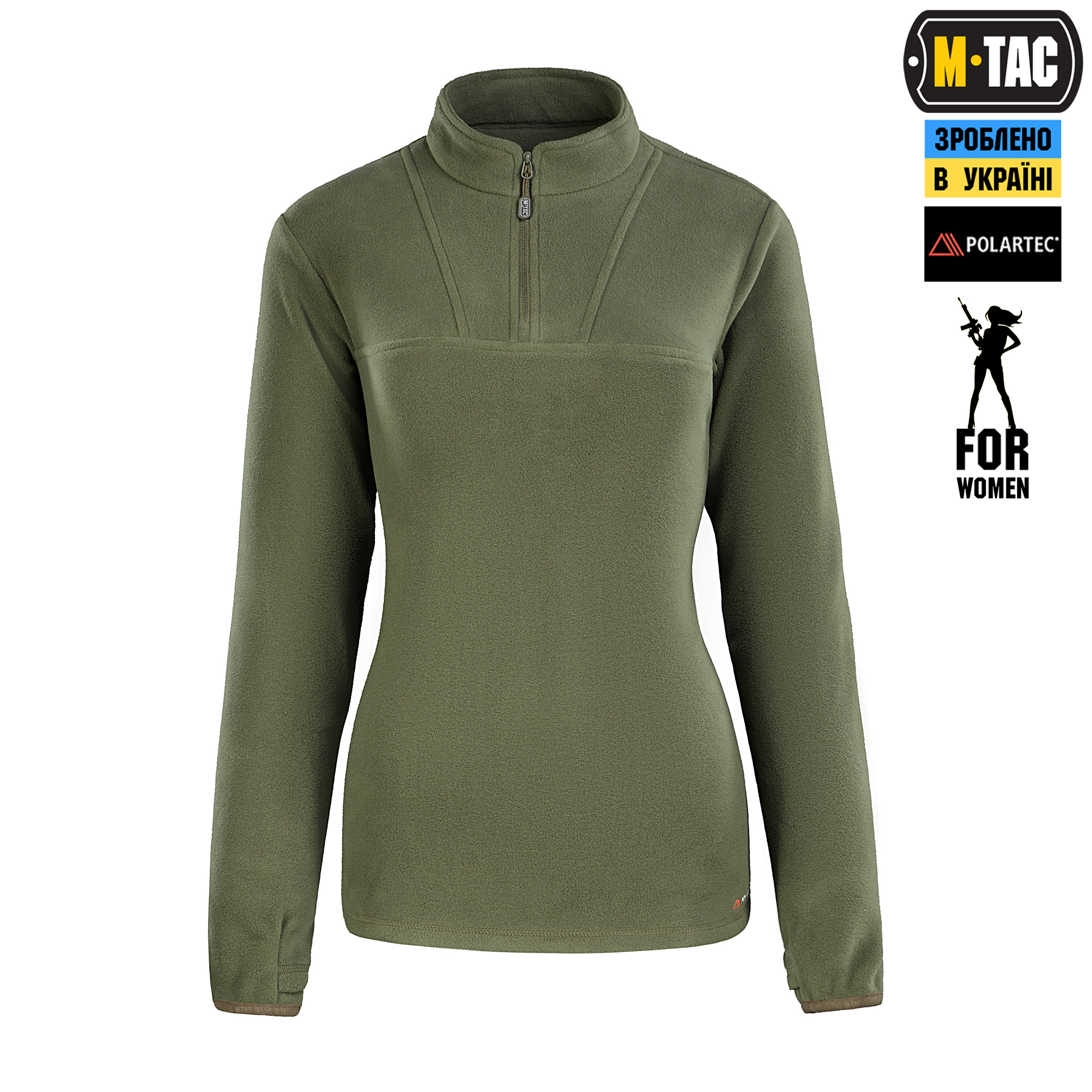 M-Tac кофта Delta Polartec Lady Army Olive M-Tac кофта Delta Polartec Lady Army Olive - Зображення 2