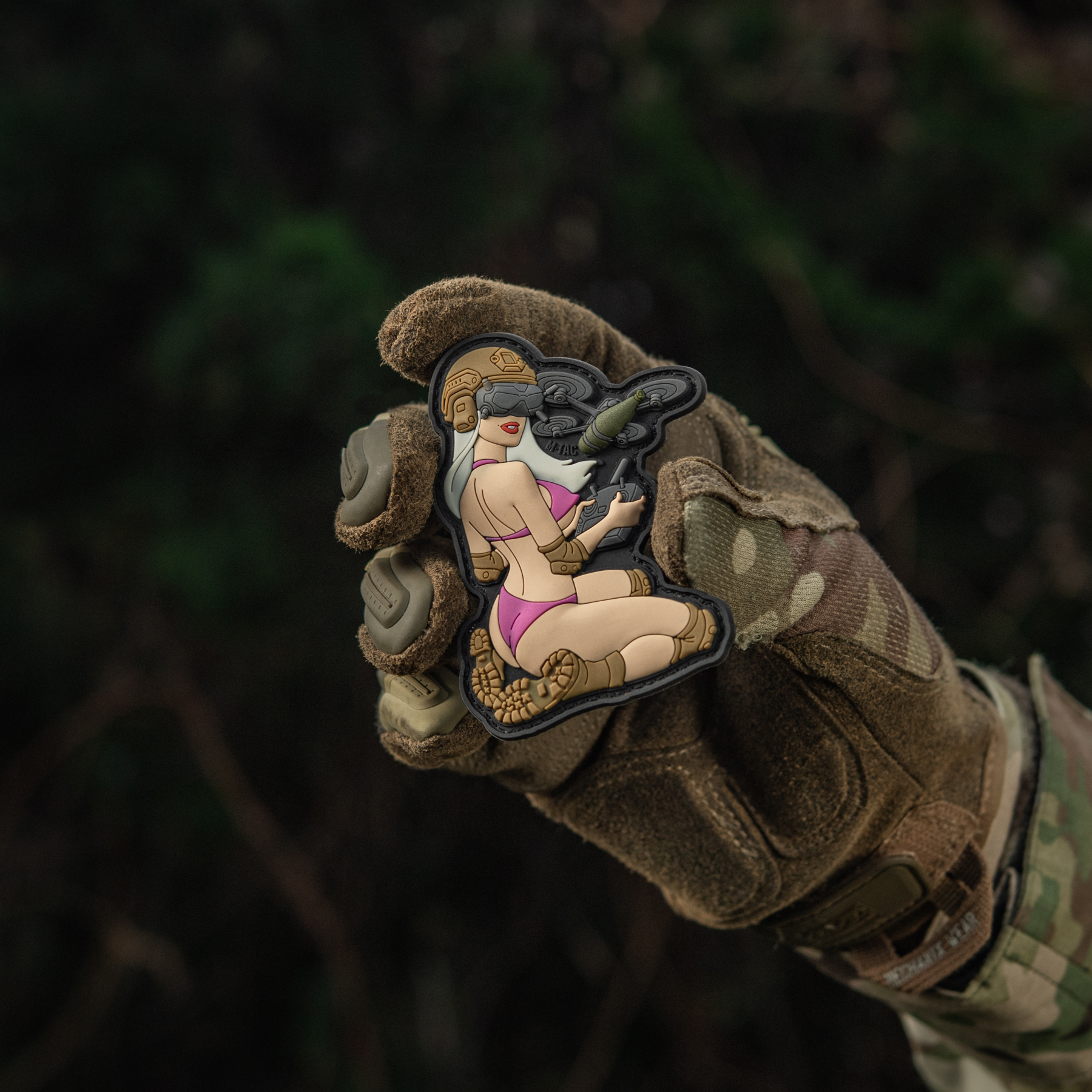 M-Tac нашивка Tactical girl №6 PVC White/Pink/Coyote V1 M-Tac нашивка Tactical girl №6 PVC White/Pink/Coyote V1 - Зображення 8