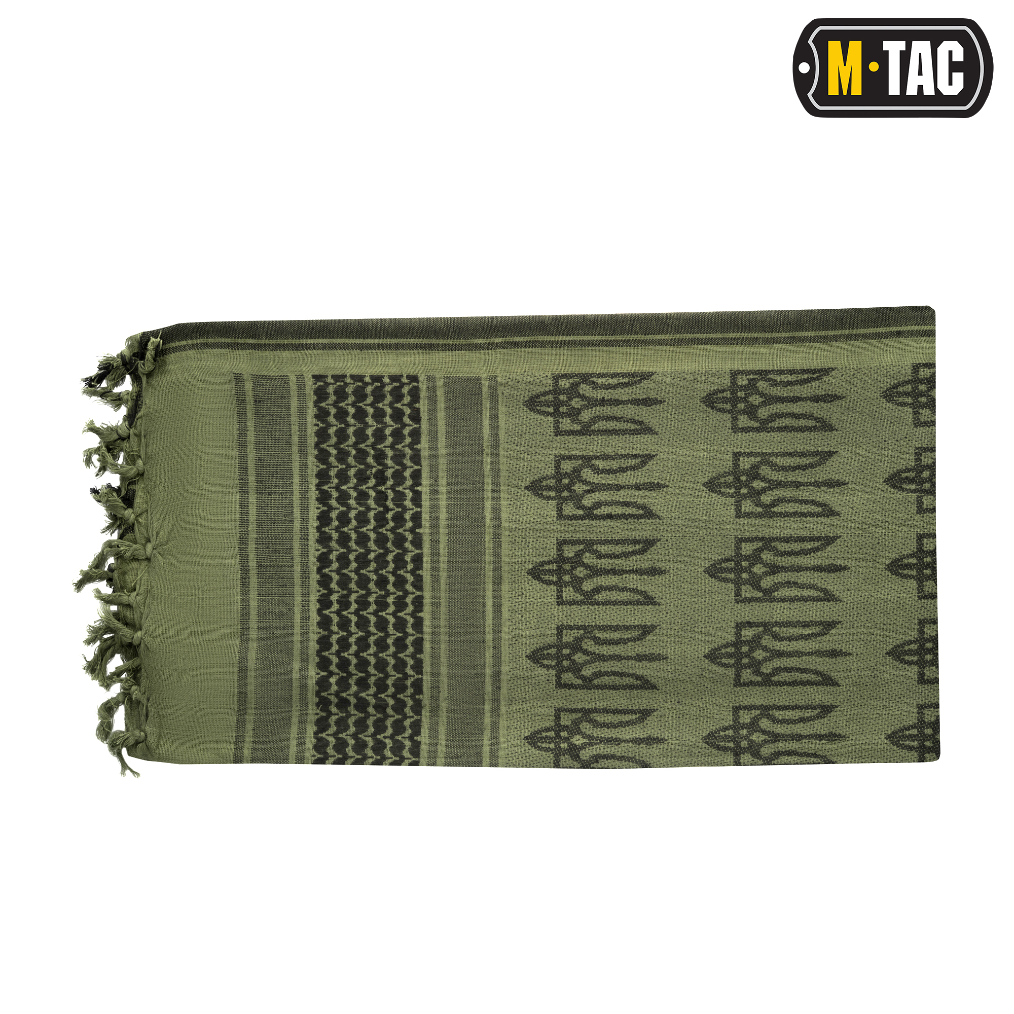 M-Tac шарф шемаг з Тризубом Olive/Black M-Tac шарф шемаг з Тризубом Olive/Black — изображение 2