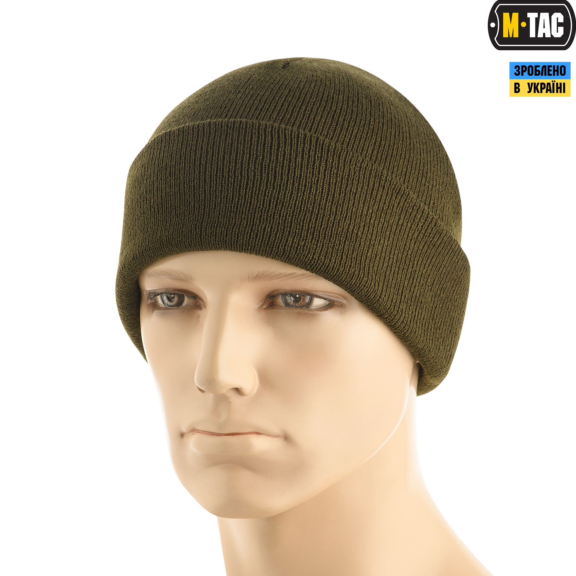 M-Tac шапка тонка вязка 100% акрил Dark Olive M-Tac шапка тонка вязка 100% акрил Dark Olive