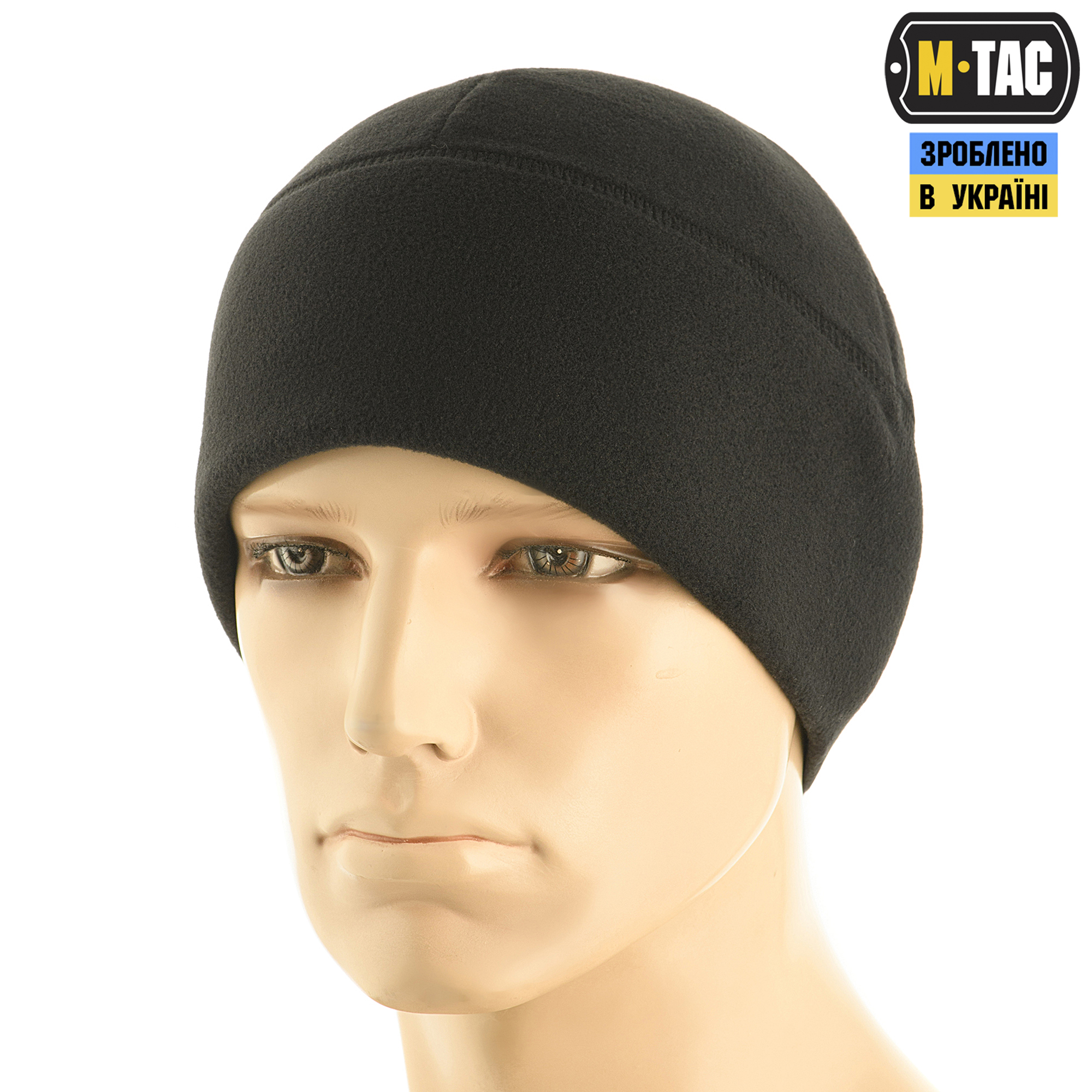 M-Tac шапка Watch Cap Premium фліс (250г/м2) Black M-Tac шапка Watch Cap Premium фліс (250г/м2) Black
