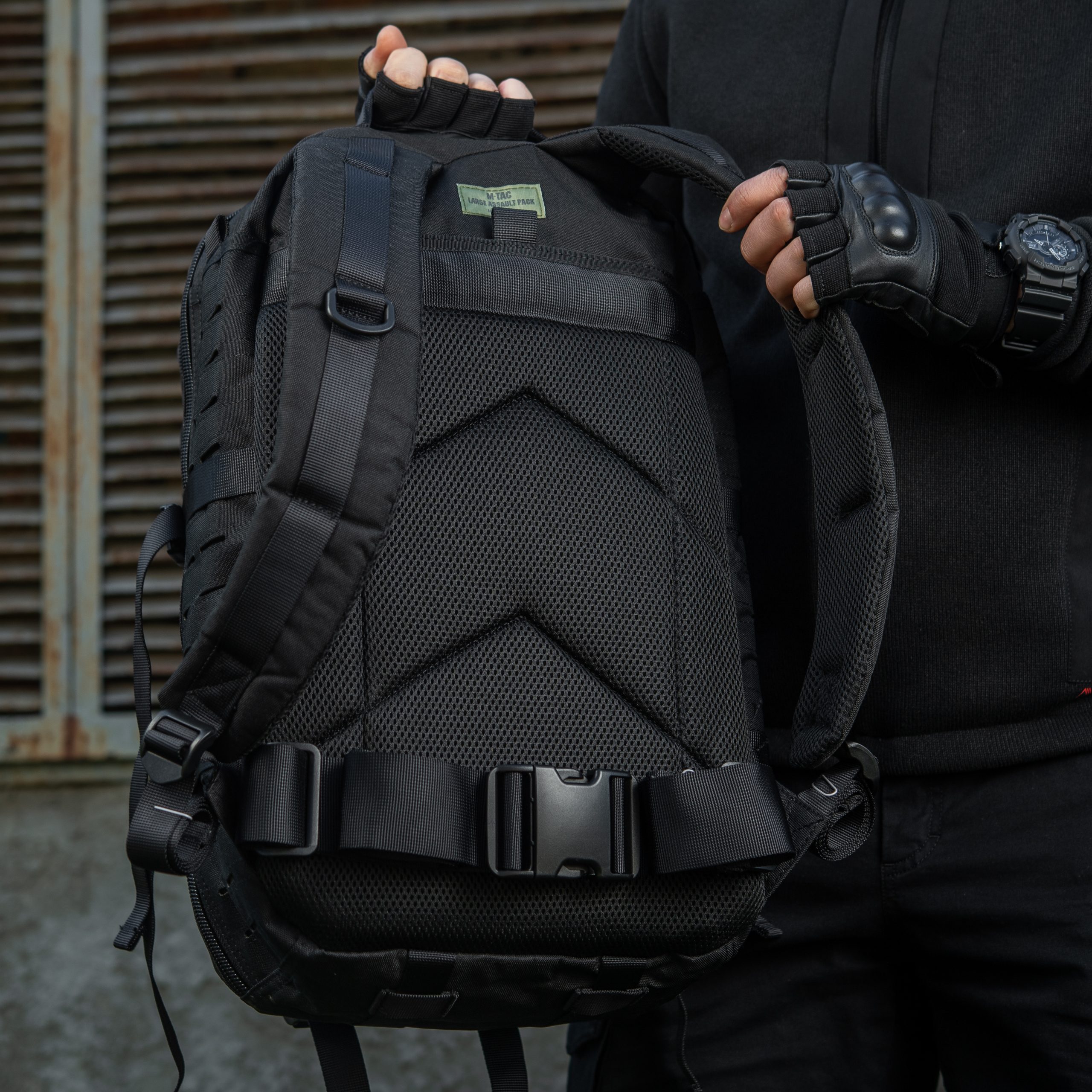 M-Tac рюкзак Large Assault Pack Laser Cut Black M-Tac рюкзак Large Assault Pack Laser Cut Black - Зображення 9
