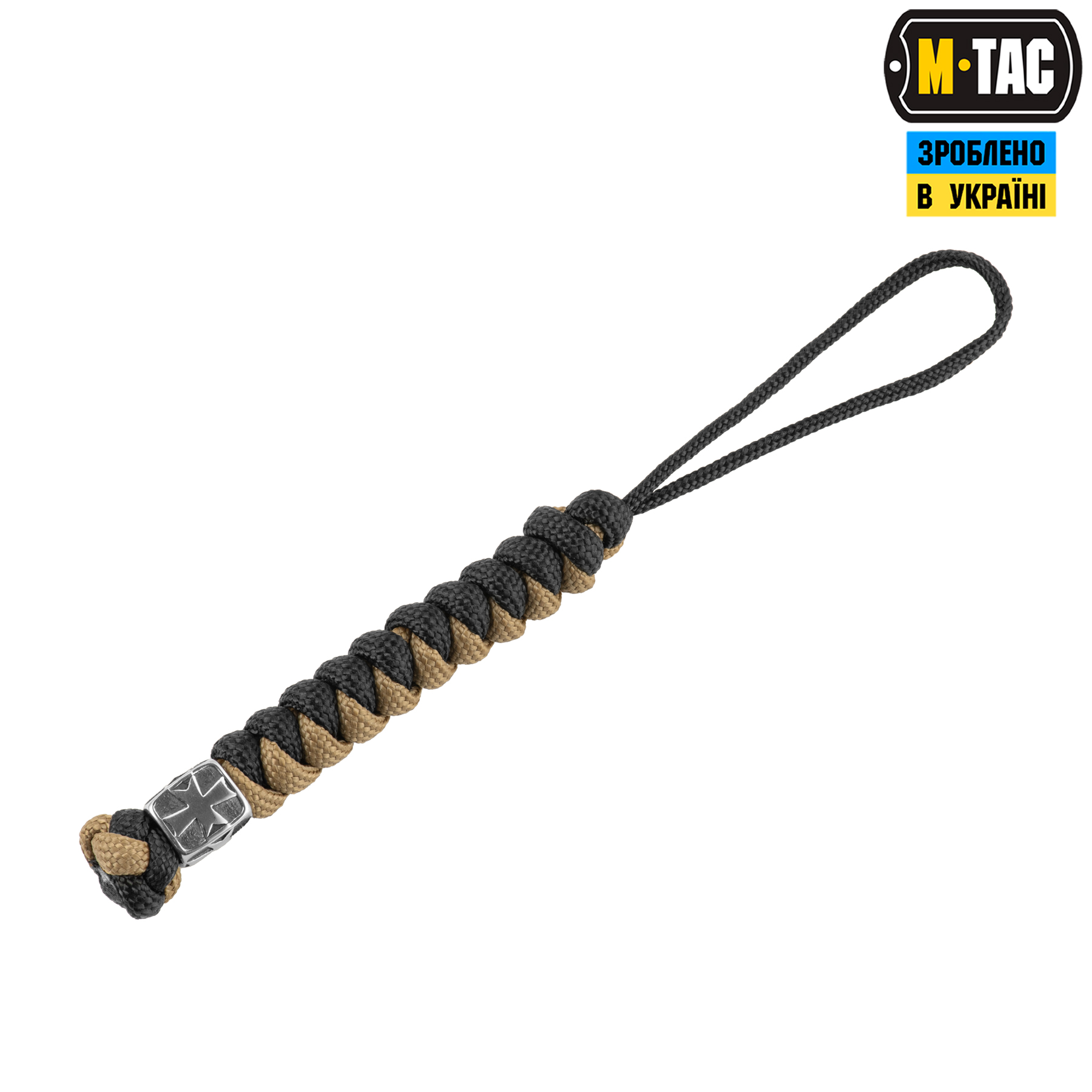 M-Tac темляк Viper Козацький Хрест Steel Black&Coyote M-Tac темляк Viper Козацький Хрест Steel Black&Coyote