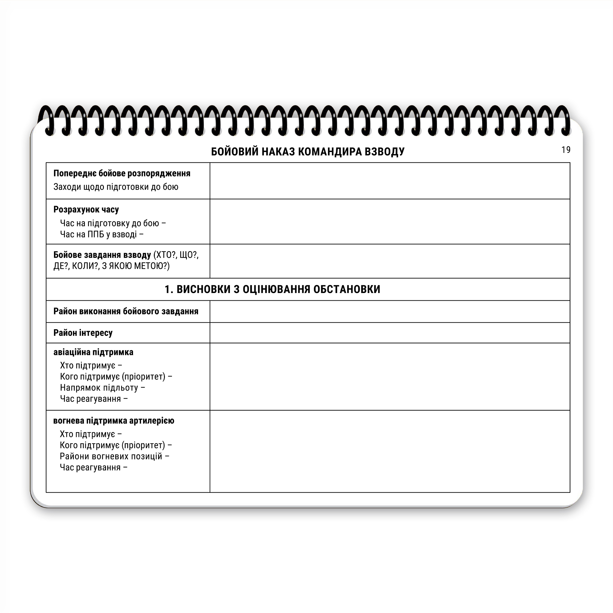 Ecopybook Tactical Блокнот командира взводу Ecopybook Tactical Блокнот командира взводу — изображение 23