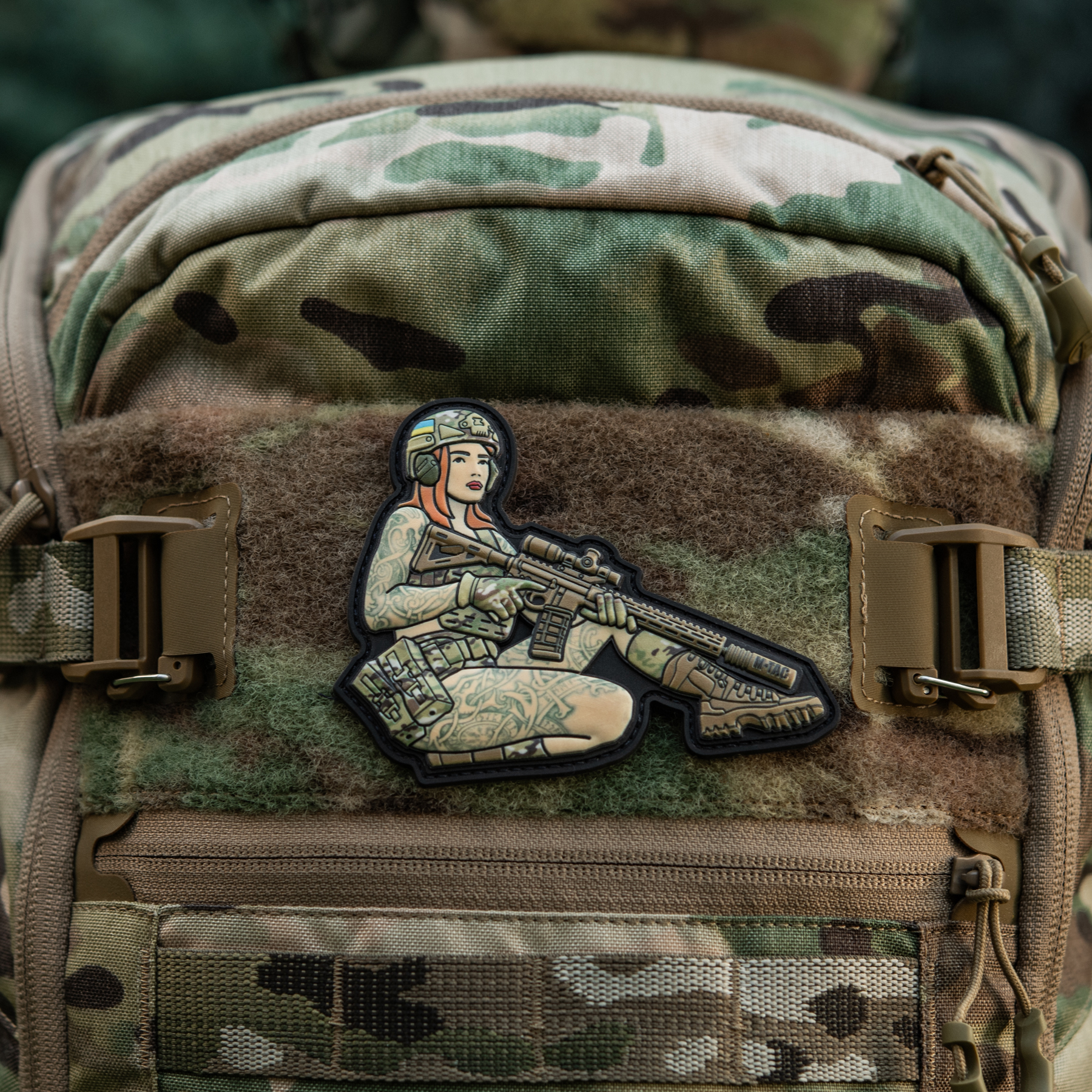 M-Tac нашивка Tactical girl №2 Skandinavik PVC MC M-Tac нашивка Tactical girl №2 Skandinavik PVC MC - Зображення 12