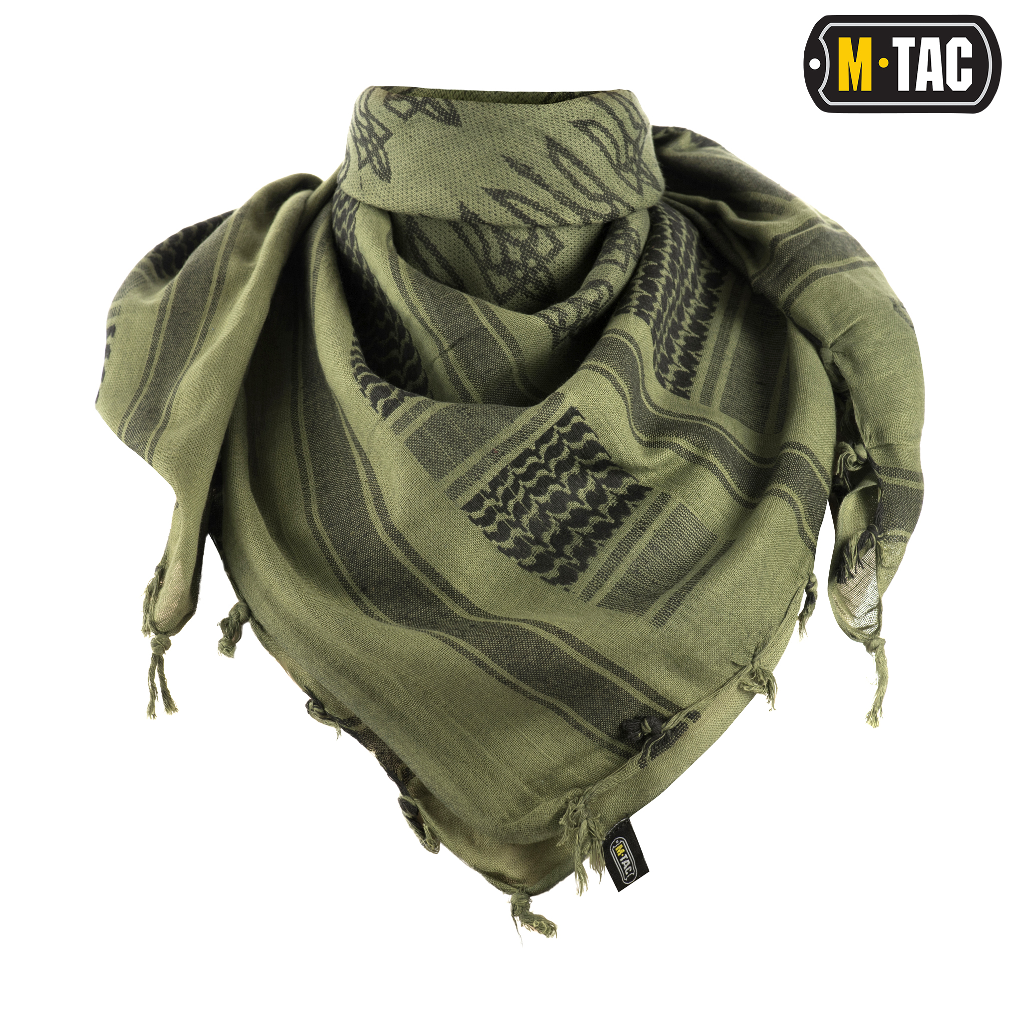 M-Tac шарф шемаг з Тризубом Olive/Black M-Tac шарф шемаг з Тризубом Olive/Black