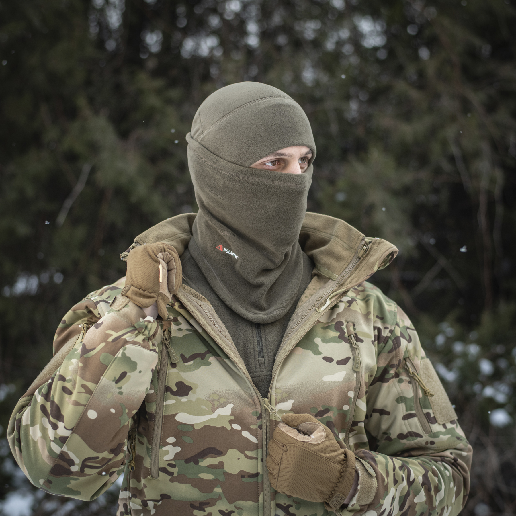 M-Tac шарф-труба анатомічний з затяжкою Polartec Dark Olive M-Tac шарф-труба анатомічний з затяжкою Polartec Dark Olive — изображение 9