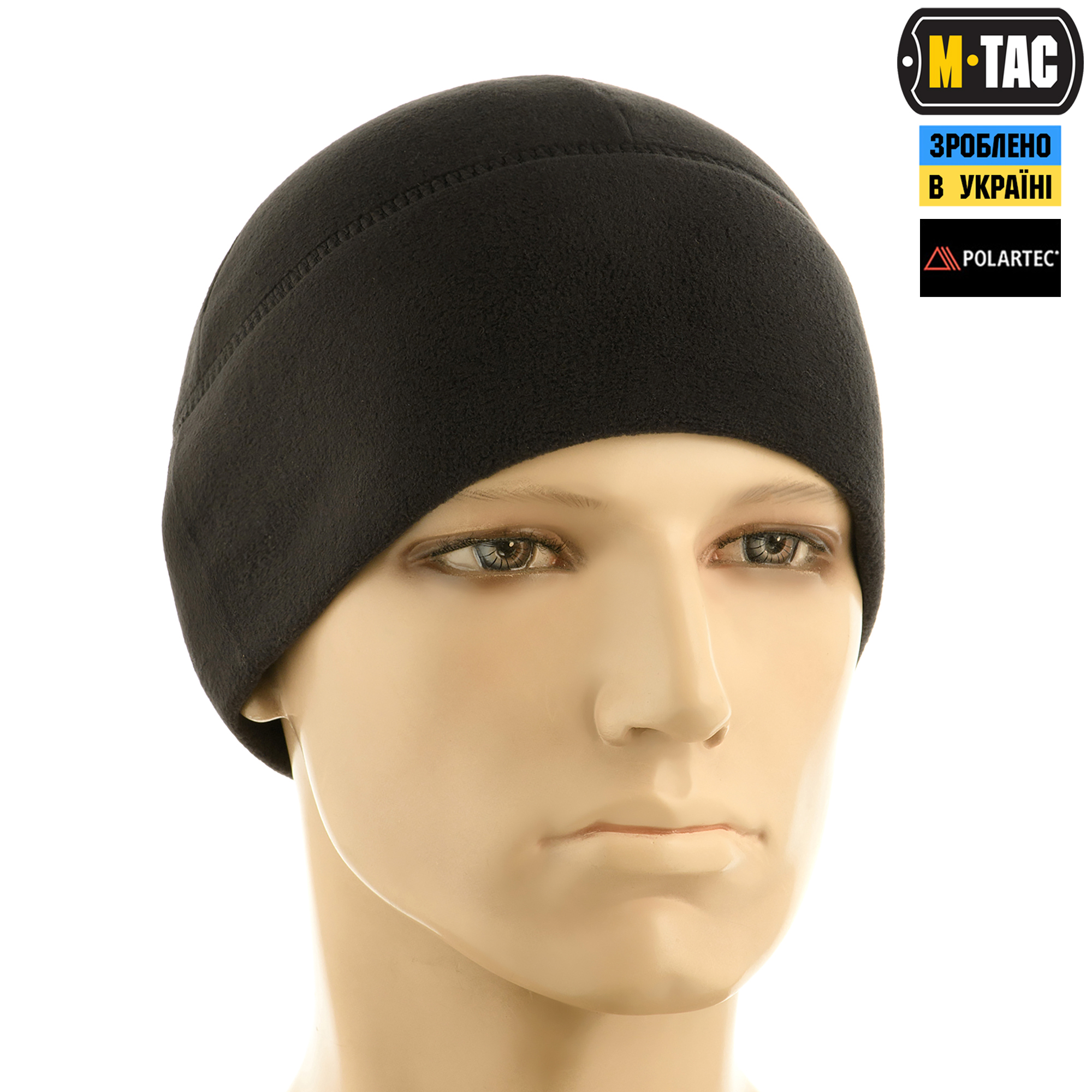 M-Tac шапка Watch Cap фліс Light Polar Black M-Tac шапка Watch Cap фліс Light Polar Black — изображение 3