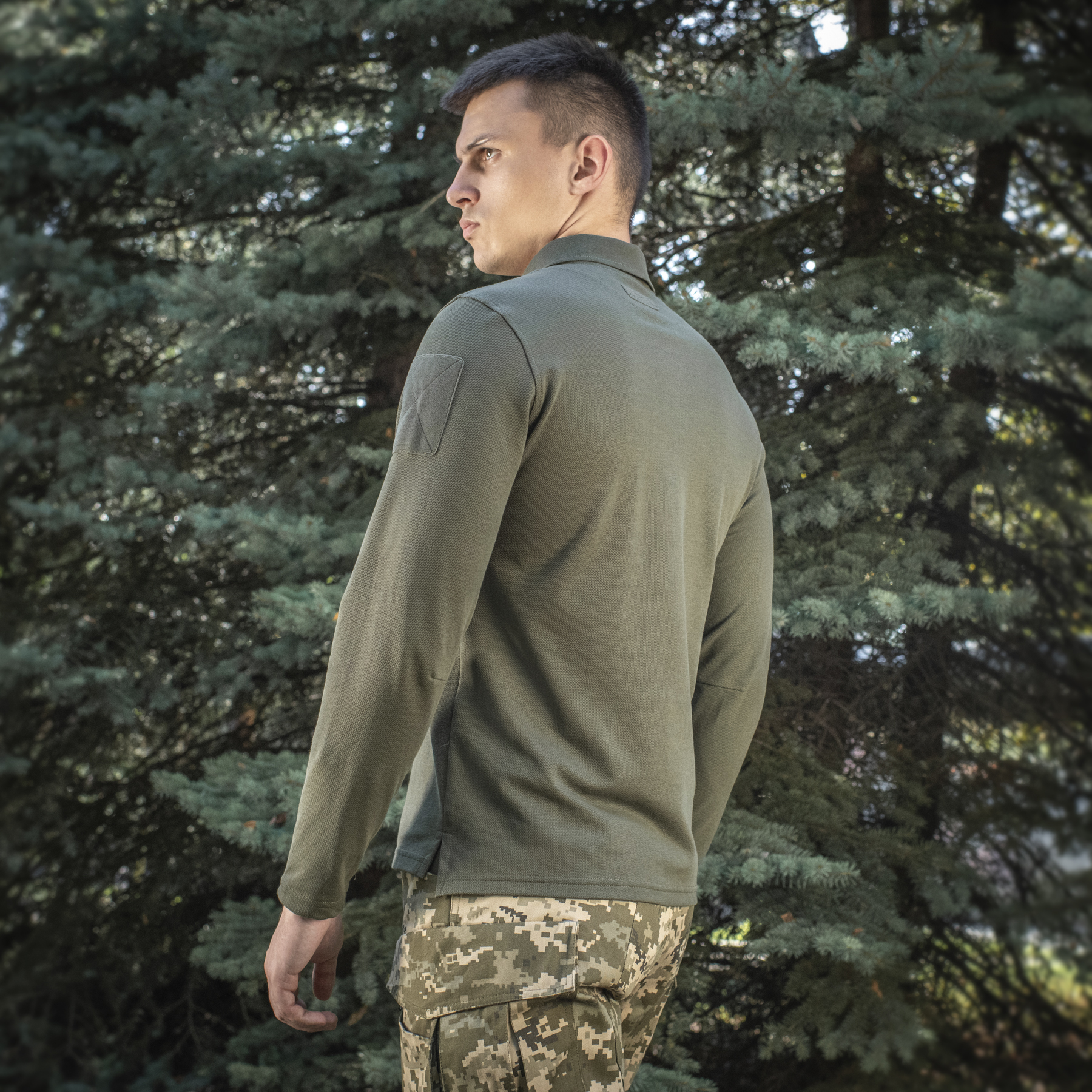 M-Tac поло тактичне довгий рукав 65/35 Army Olive M-Tac поло тактичне довгий рукав 65/35 Army Olive - Зображення 6