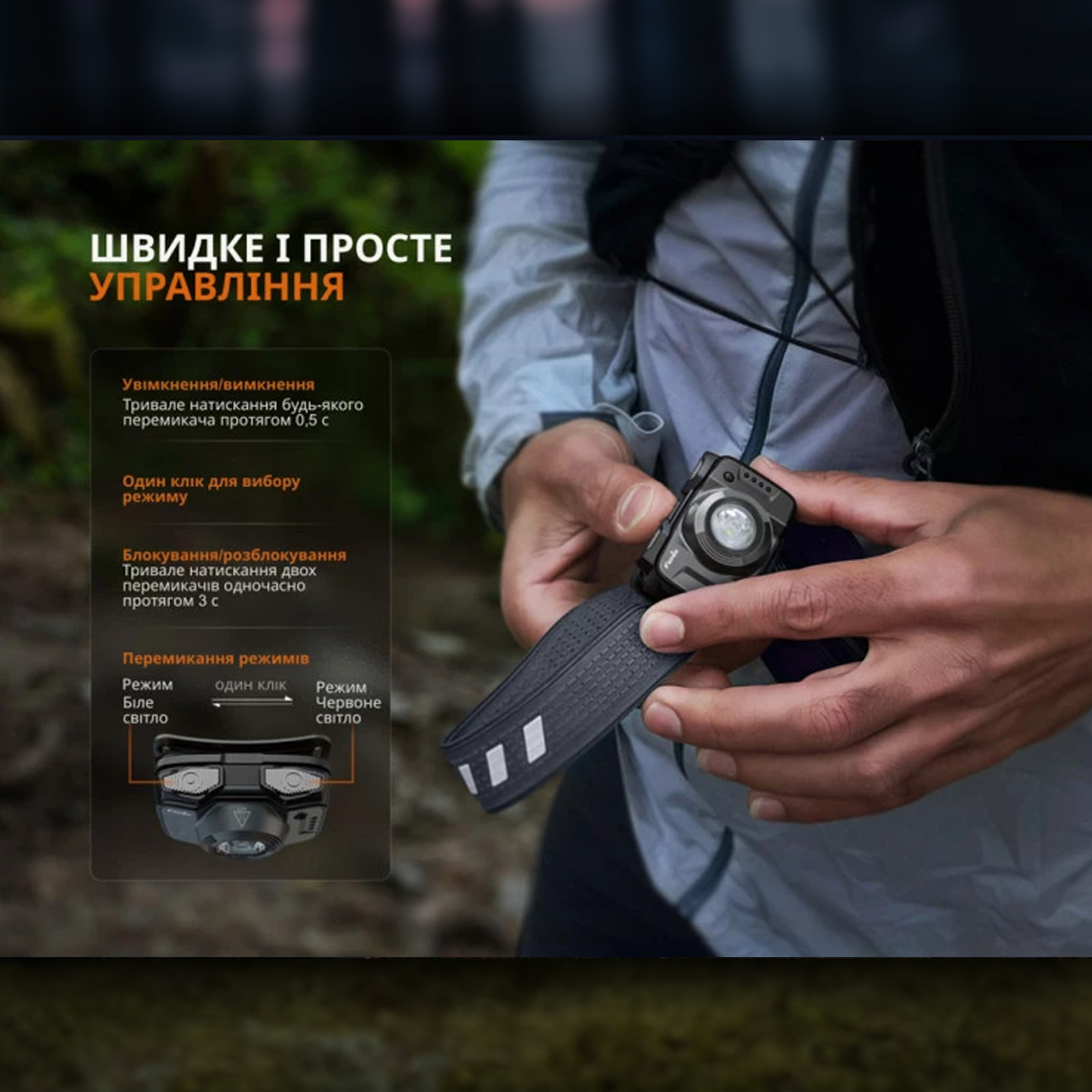 Fenix ліхтар налобний HL12 V2.0 сірий Fenix ліхтар налобний HL12 V2.0 сірий — изображение 12
