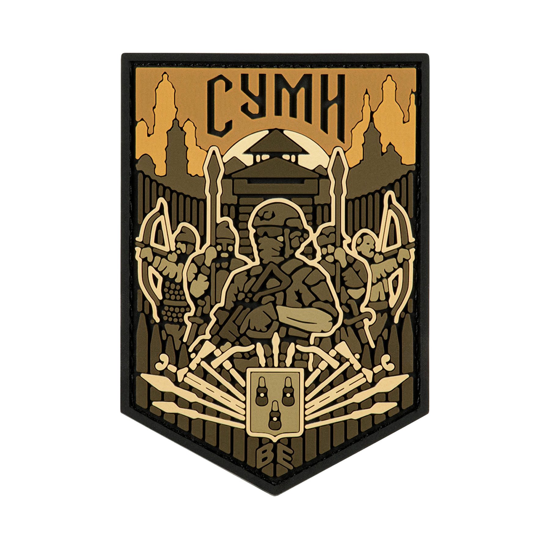 Brand Element нашивка Суми PVC coyote Brand Element нашивка Суми PVC coyote