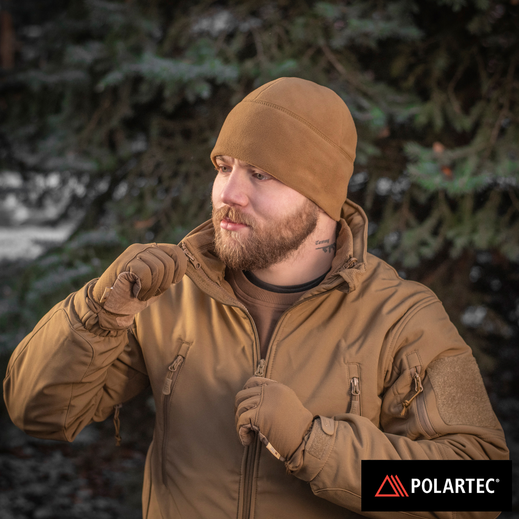 M-Tac шапка Watch Cap фліс Light Polar Gen.II Coyote M-Tac шапка Watch Cap фліс Light Polar Gen.II Coyote - Зображення 7