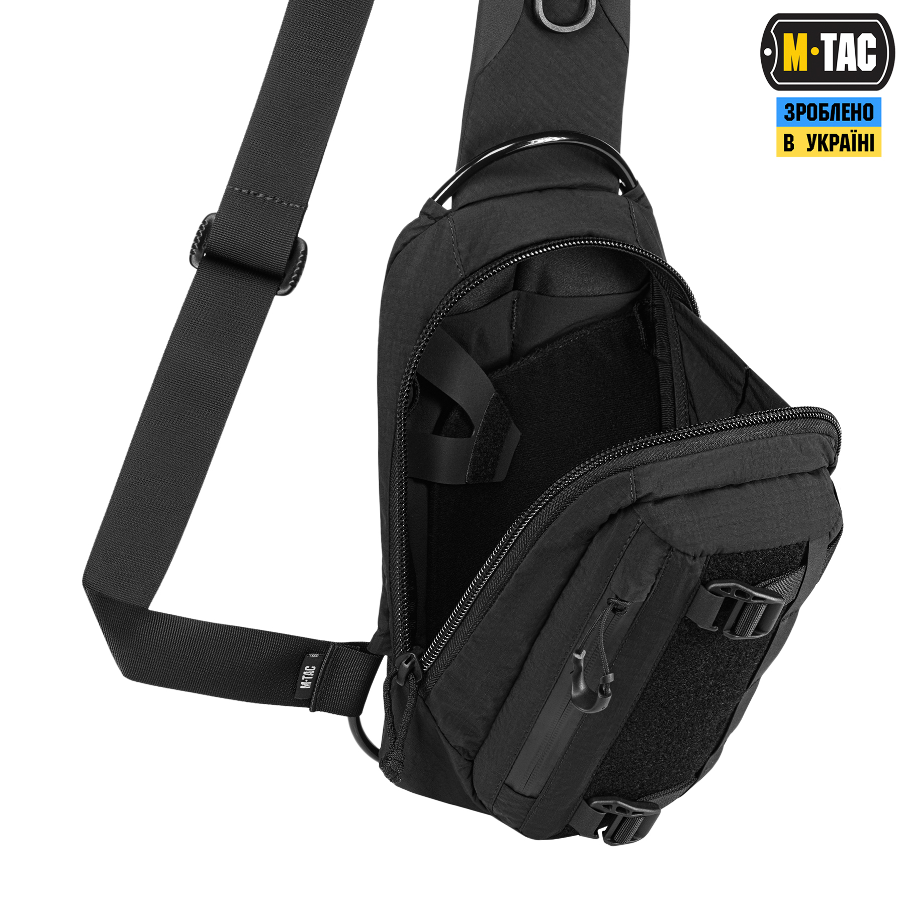 M-Tac сумка Sling Civilian Lite-NR Black M-Tac сумка Sling Civilian Lite-NR Black - Зображення 4
